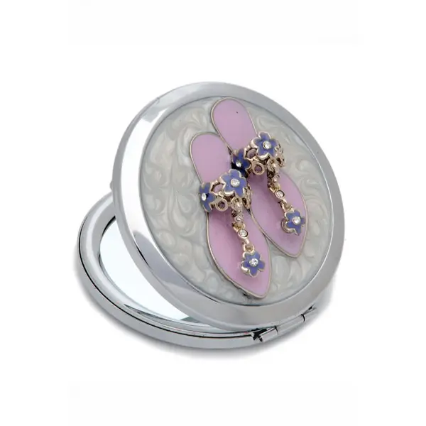 Danielle Creations Lilac Sandals Enamelled Compact