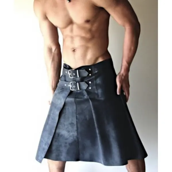 Leather Kilt 3 Wrap Around