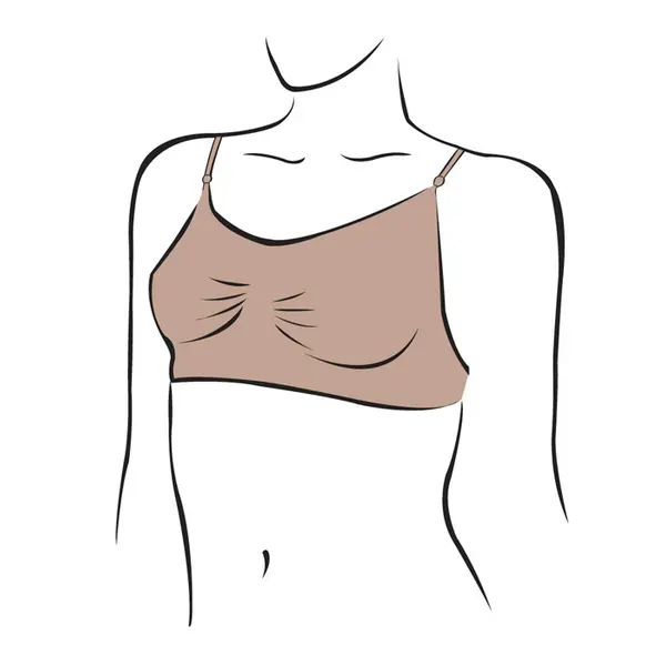 Silky Dance Seamless Clear Back Bra Top
