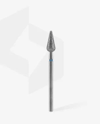Staleks Diamond Nail Drill Bit ROUNDED PEAR blue 5mm