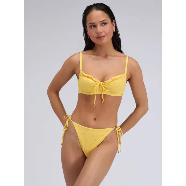 Amalfi broderie tie side bikini bottoms