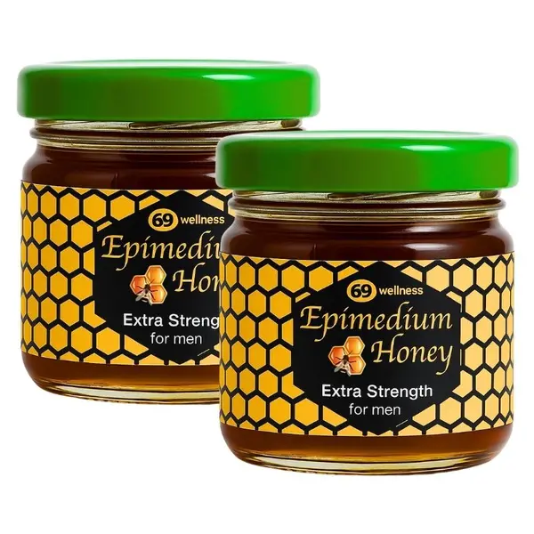 2 x Epimedium Honey for Men 40g. - Enhance Your Sexual Pleasure