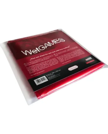 Sexmax Wetgames Sex Wet Massage Bed Sheet | 180 x 220 cm | Waterproof PVC Liner Cover | Red