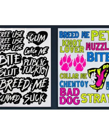 Temporary Tattoo Sheet