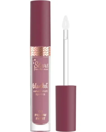 Stars From The Stars – BLANKET velvet matte liquid lipstick 03 Pillow Fight 3.85g