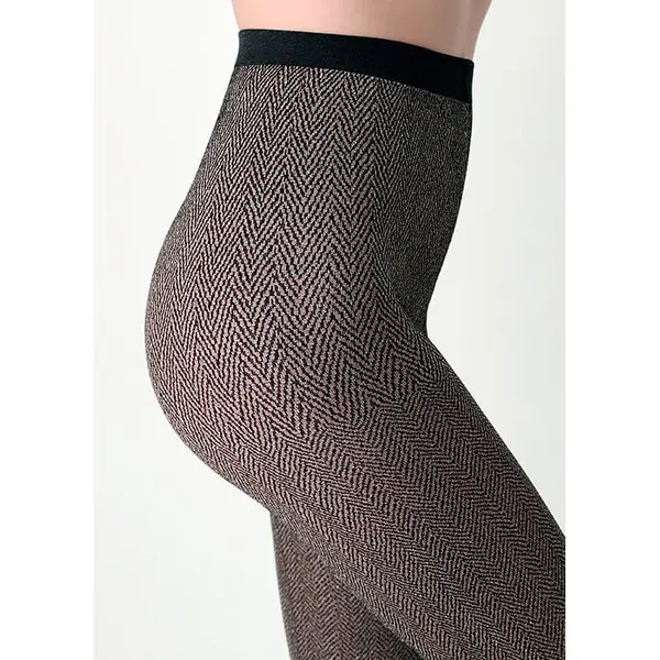 Oroblu I Love First Class Tweed Sparkly Tights