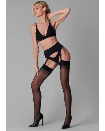 Maison Close Backseamed Stockings With Black Seam