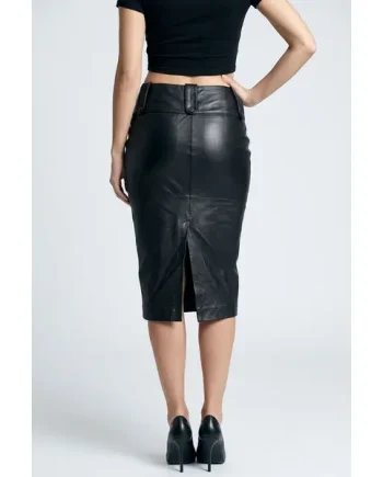 Real Leather Skirt Long Tall Leadies Pencil Skirt Tight Fit 1304