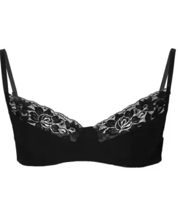 Men’s Basic Black Bra (Large L)