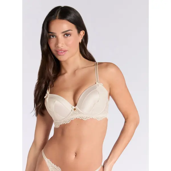 Betsy satin plunge bra