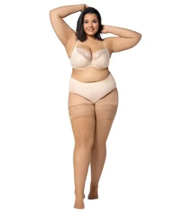 Mona Divine 30 Denier Lace Top Hold Ups
