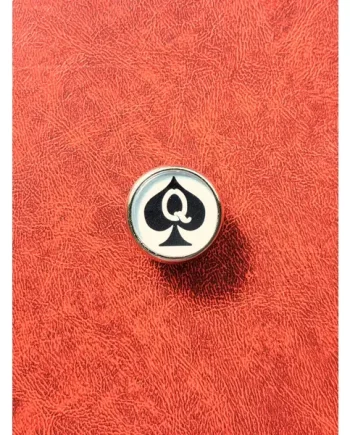 Queen Of Spades Lapel Pin