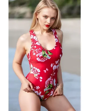 YesX YX978 One Piece Swimsuit Pink