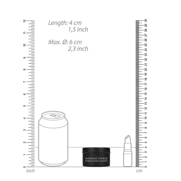 Ouch Massage Candle Pheromone Scented 100g