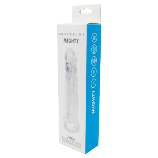 Loving Joy Mighty 3 Inch Penis Extension with Ball Loop