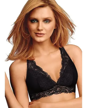 Maidenform Lace T Back Lightly Lined Shaping Bralette