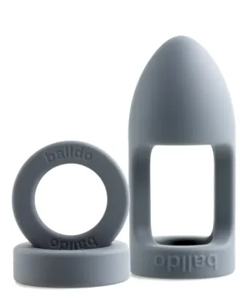 Balldo The Worlds First Ball Dildo Steel Grey