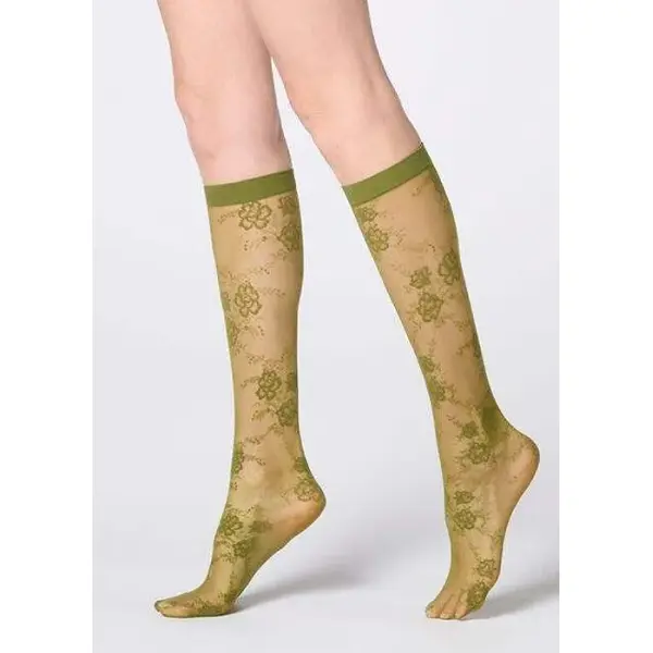Oroblu Pure Lace 20 Denier Knee Highs