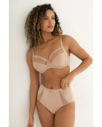 Viva Luxe High Waist Light Control Brief - Toffee