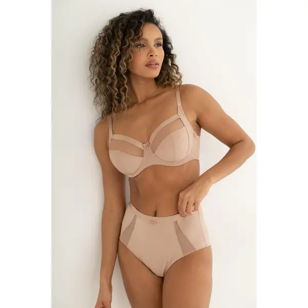 Viva Luxe High Waist Light Control Brief - Toffee