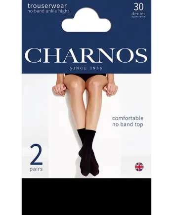 Charnos No Band Ankle Highs 2PP