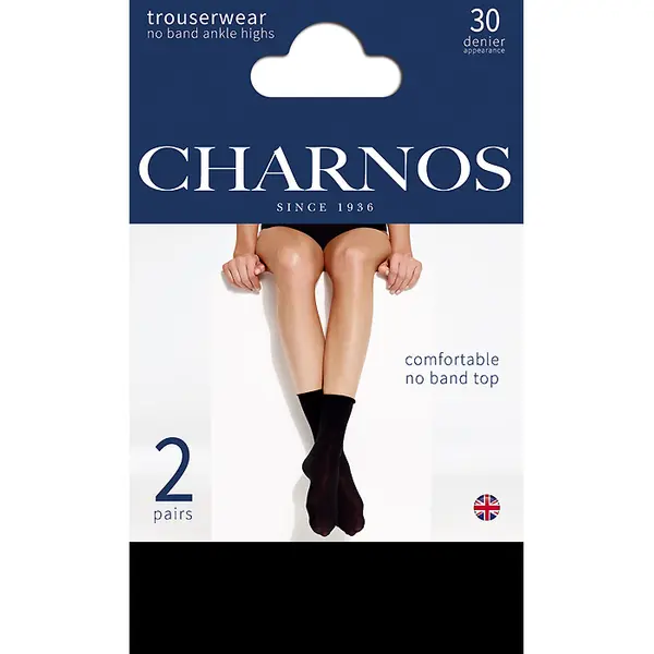 Charnos No Band Ankle Highs 2PP