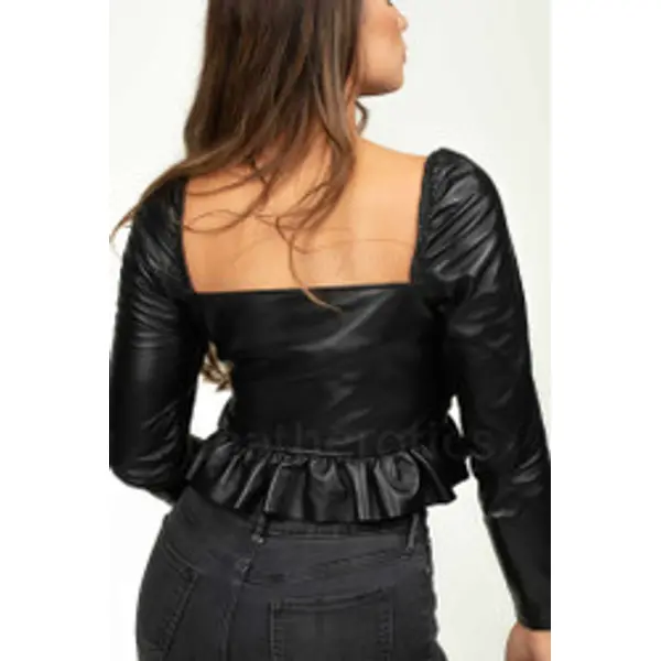 Sweetheart Leather Top