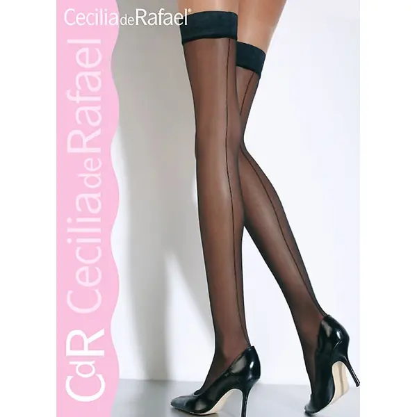 Cecilia de Rafael Hyde Park Backseam Hold Ups