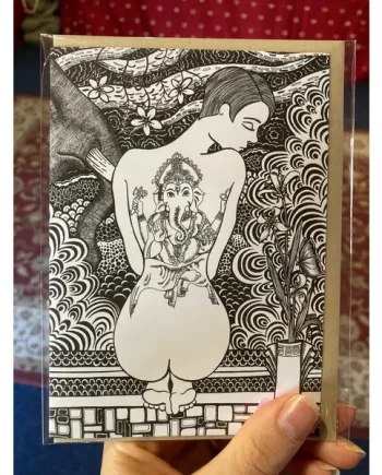 Judi Thomas – ‘Ganesha’ Greeting card / A3 Print