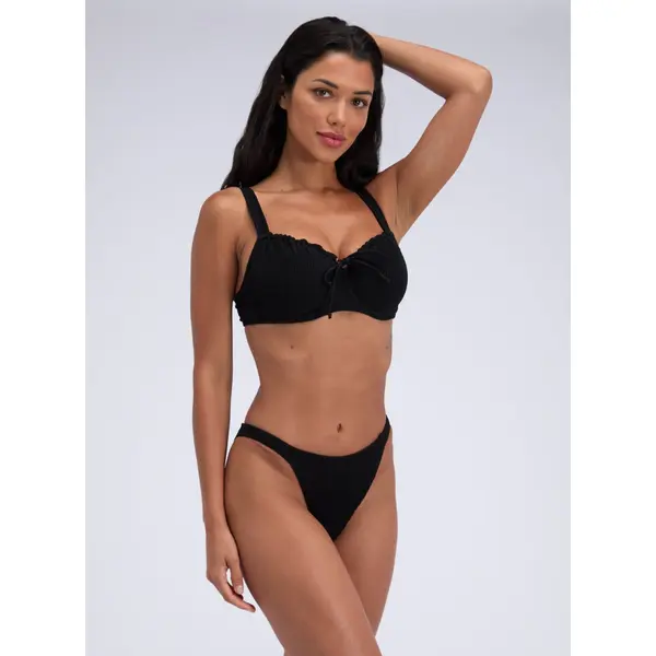 Amalfi crinkle brazilian bikini bottoms
