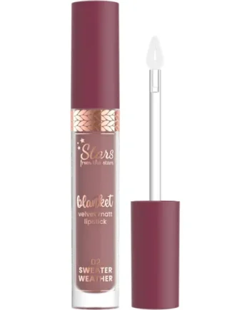 Stars From The Stars – BLANKET velvet matte liquid lipstick 02 Sweater Weather 3.85g