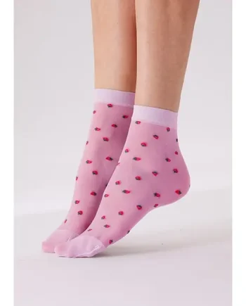 Pretty Polly Strawberry Sheer Socks