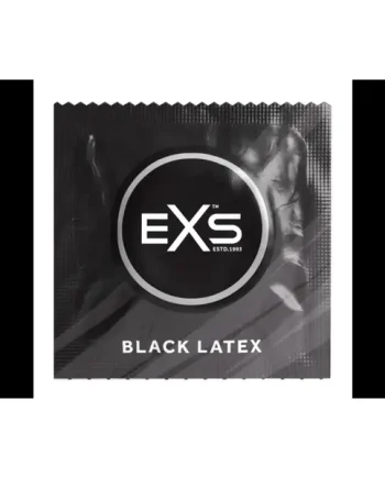 EXS Black Latex Condoms
