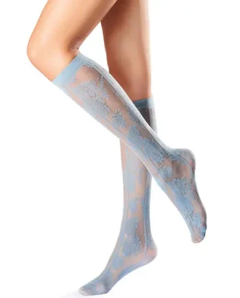 Oroblu Flower Bouquet Knee Highs