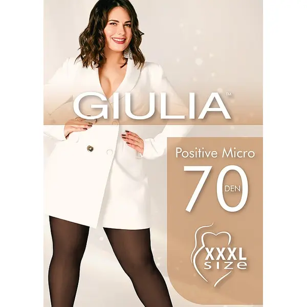 Giulia Positive Micro 70 Plus Size Tights