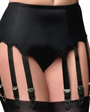 Lace Front 12 Strap Suspender Belt