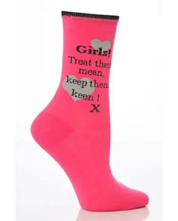 Jonathan Aston Treat Them Mean Crew Anklet