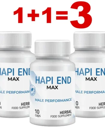 1+1=3! Hapi End Max to improve erection - 10 capsules