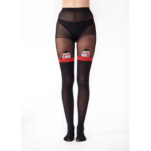 Pretty Polly Penguin Mock Hold Up Tights