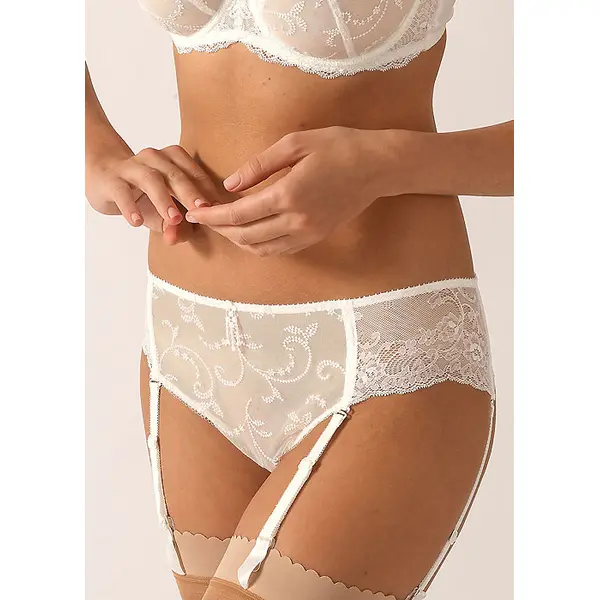 Empreinte Ginger Tanga Brief With Suspender Straps