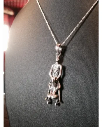 Kamasutra Silver Pendant – Blowjob