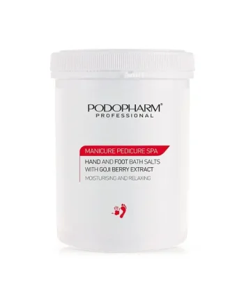 PODOPHARM – Moisturising and Relaxing Hand & Foot Bath Salt with Goji Berry Extract 1400g