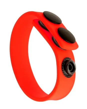 Silicone Cock Strap • Neon Red