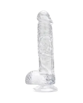 Loving Joy 6 Inch Dildo with Balls Clear