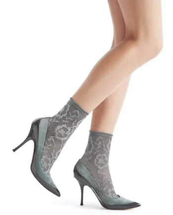 Oroblu Lorelie Lace Ankle Highs