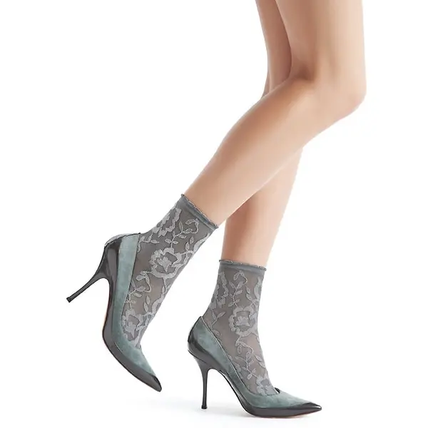 Oroblu Lorelie Lace Ankle Highs