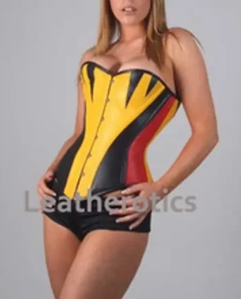 Yellow Leather Corset 1270Y