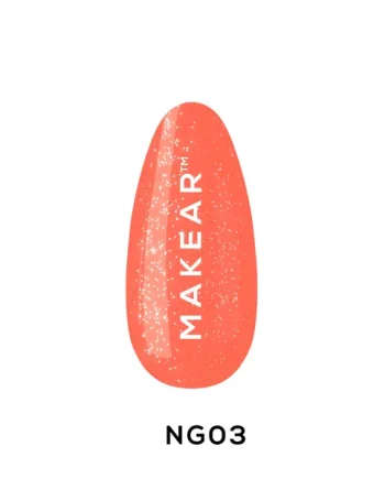 Makear Gel Polish NG03 Glitter Neon expiry