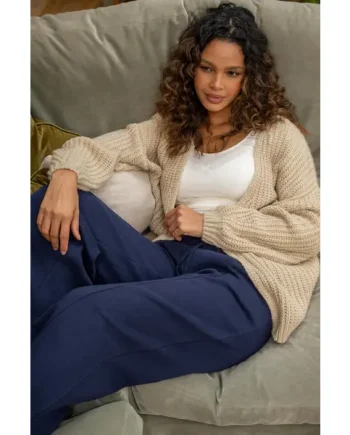 The Softest Open Knit Cardigan - Oatmeal