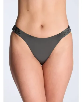 Cortona ruched brazilian bikini bottoms